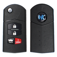 KEYDIY, Mazda Style 4-Button Universal Flip Key Remote (KD-B14-4), B-Series