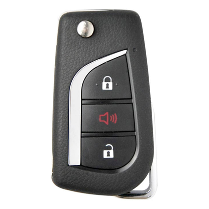 KEYDIY, Toyota Style 3-Button Universal Flip Key Remote (KD-B13-2+1)