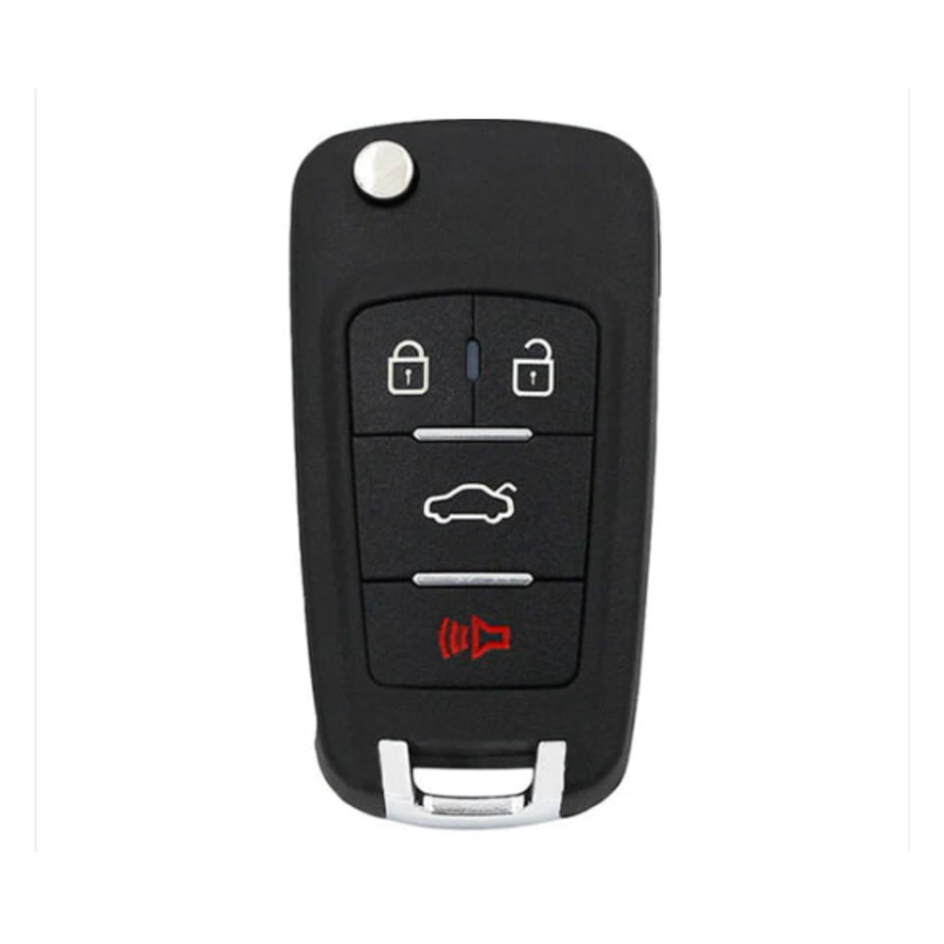 KEYDIY, GM Style 4-Button Universal Flip Key Remote w/ Integrated Chip (KD-NB18)