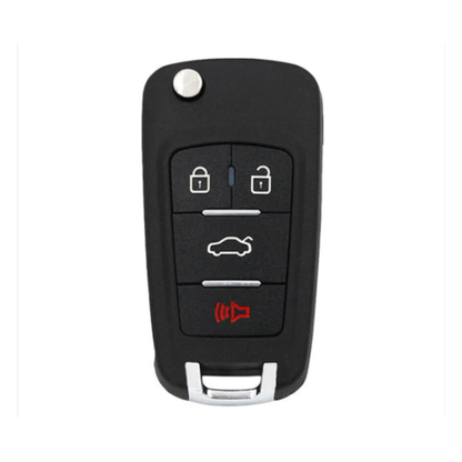 KEYDIY, GM Style 4-Button Universal Flip Key Remote w/ Integrated Chip (KD-NB18)