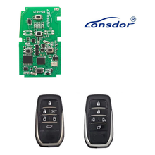 Lonsdor LT20-06-5 Smart Key PCB, 5-Button, 8A + 4D Chip, For Toyota Alphard, Vellfire, Previa, Adjustable Frequency