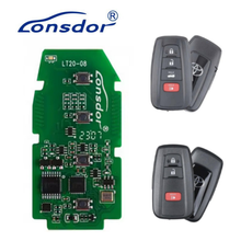 Lonsdor LT20-08 Smart Key PCB, 4-Button, 8A + 4D Chip, For Toyota & Lexus, Adjustable Frequency, FCC: HYQ14FBC / HYQ14FBE Compatible