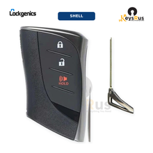 3-Button Lexus Smart Key Shell, HYQ14FBF, 2019, 2020 UX200 UX250h, Compatible with Lonsdor LT20-07