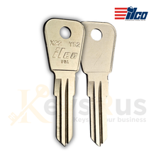 Ilco X22 (YS2) Key Blank, Ford International & Opel Replacement, Nickel-Plated Brass