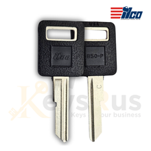 Ilco B50‑P Key Blank, GM Plastic‑Head Ignition Key, Buick, Cadillac, Chevy, GMC & Pontiac (Uncut)