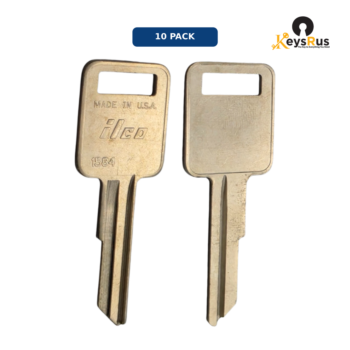 1584 Freightliner Truck Key Blanks, 10-Pack, ILCO