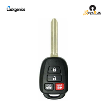Toyota Corolla 2014-2019 / 4-Button Remote Head Key / HYQ12BDP / H Chip (AFTERMARKET) Canada Only