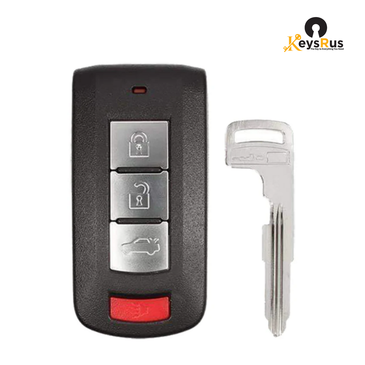 2016, 2020 Mitsubishi Mirage G4 4-Button Smart Key, 315 MHz OUC003M (PN 8637B424, ID47), KEYSRUS Replacement