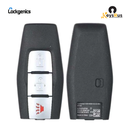 Mitsubishi Outlander 2021, 2022 3-Button Smart Key, 433 MHz KR5MTXN1 (PN 8637C253), KEYSRUS OEM-Style Replacement