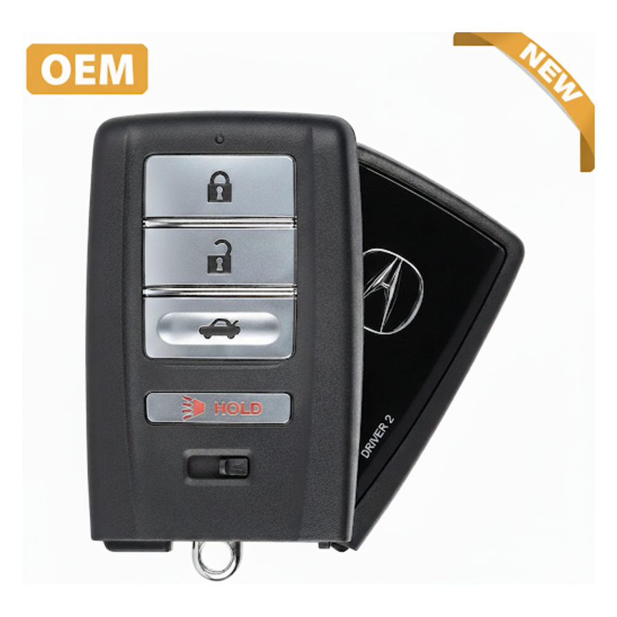 2021, 2023 Acura TLX Smart Key Remote / 4-Button / FCC ID: KR5T21 / PN: 72147-TGV-A110 / 433 MHz / Driver 2 / Chip: ID47 (OEM)