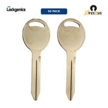 Y159 Key Blank, Nickel Plated Brass, Compatible with Chrysler, Dodge, Jeep 50 Pack