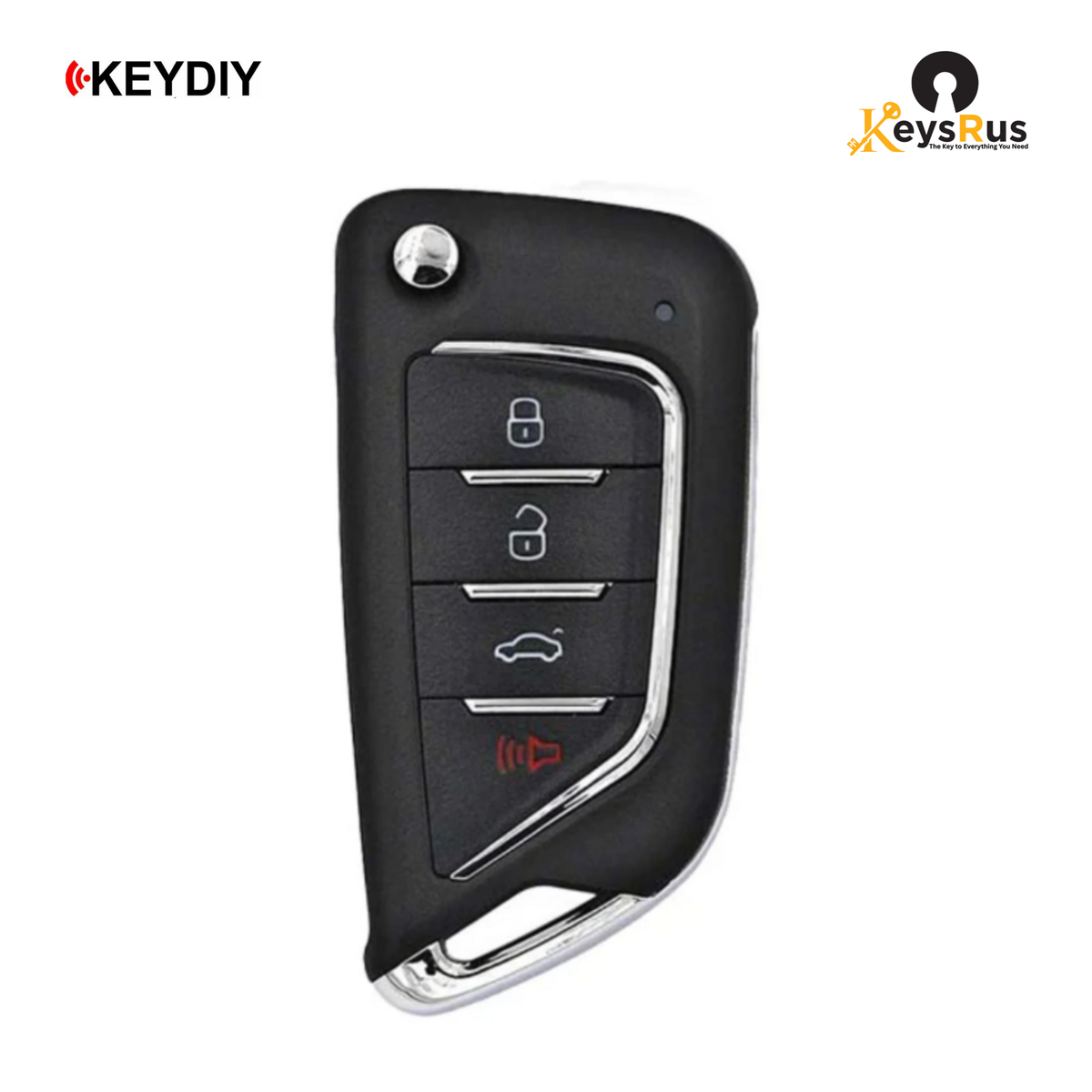 KEYDIY KD-B21-4 Knife-Style 4-Button Flip Key Remote, 315/433MHz