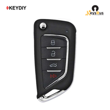 KEYDIY KD-B21-4 Knife-Style 4-Button Flip Key Remote, 315/433MHz