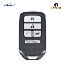 LONSDOR HD30-0D 5-Button Honda Universal Smart Key, ID46 / ID47 / ID4A, 313 / 433 MHz
