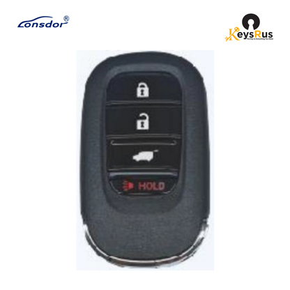 LONSDOR HD30-1D 4-Button Honda Universal Smart Key, ID46 / ID47 / ID4A, Adjustable Frequency