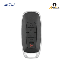 LONSDOR Nissan Style 4-Button Universal Smart Key, NS30-15 ID46+ID47+ID4A, Adjustable Frequency