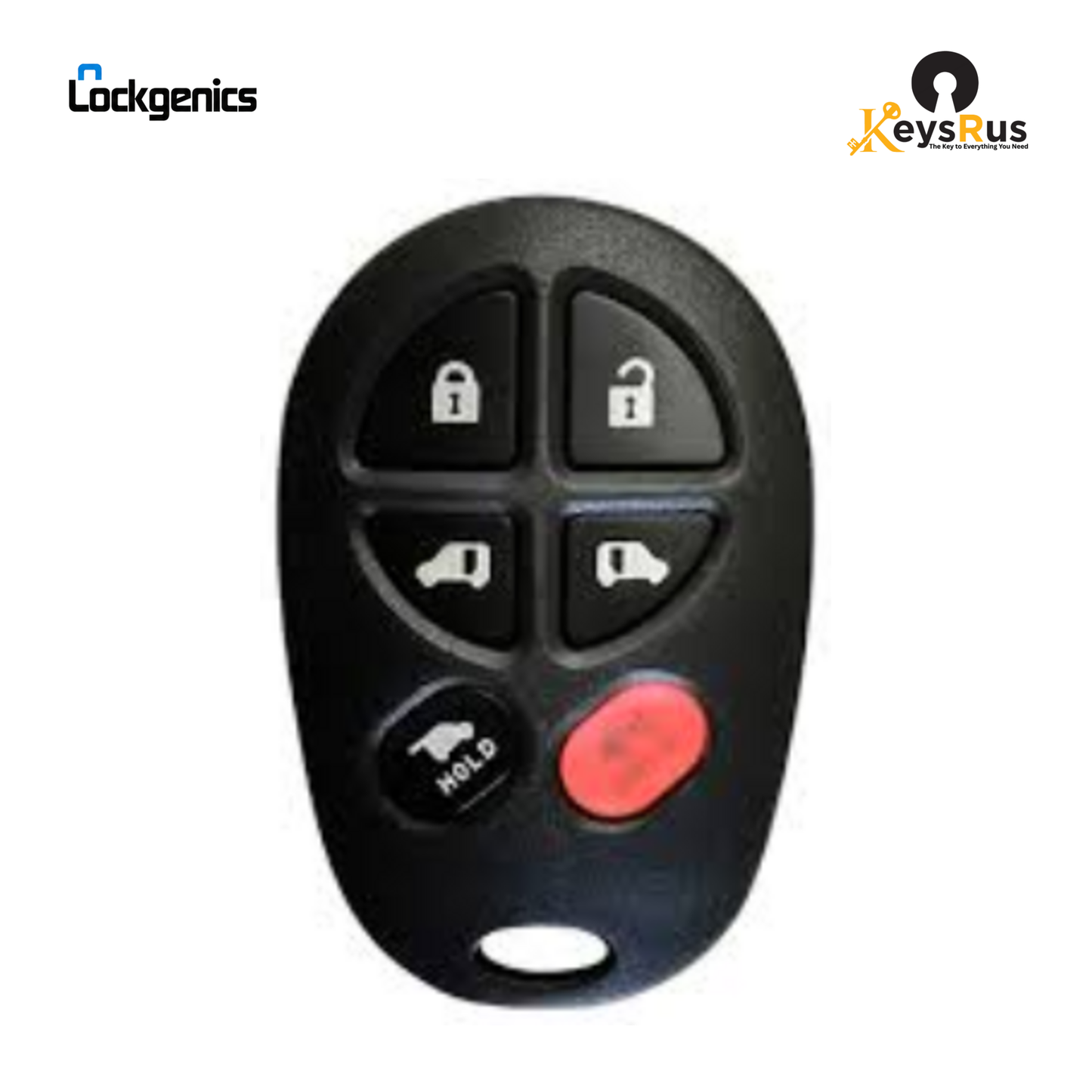 Toyota Sienna 2004-2018 / 6-Button Keyless Entry Remote / GQ43VT20T (Aftermarket)