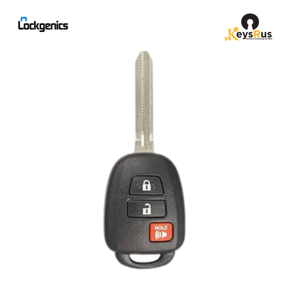 2013-2021 Toyota RAV4 Highlander / 3-Button Remote Head Key / GQ4-52T (H Chip) (Aftermarket)