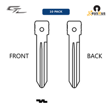 MFK-064: MFK Nissan Brass Blade — NSN14 (10-Pack) Nissan Micra, Note, Juke, Qashqai, Navara, Pathfinder — NSN14 / DA34 profile