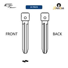 MFK-077: MFK Toyota Brass Blade — TOY43R (10-Pack) Toyota / Isuzu — TOY43R reversed profile