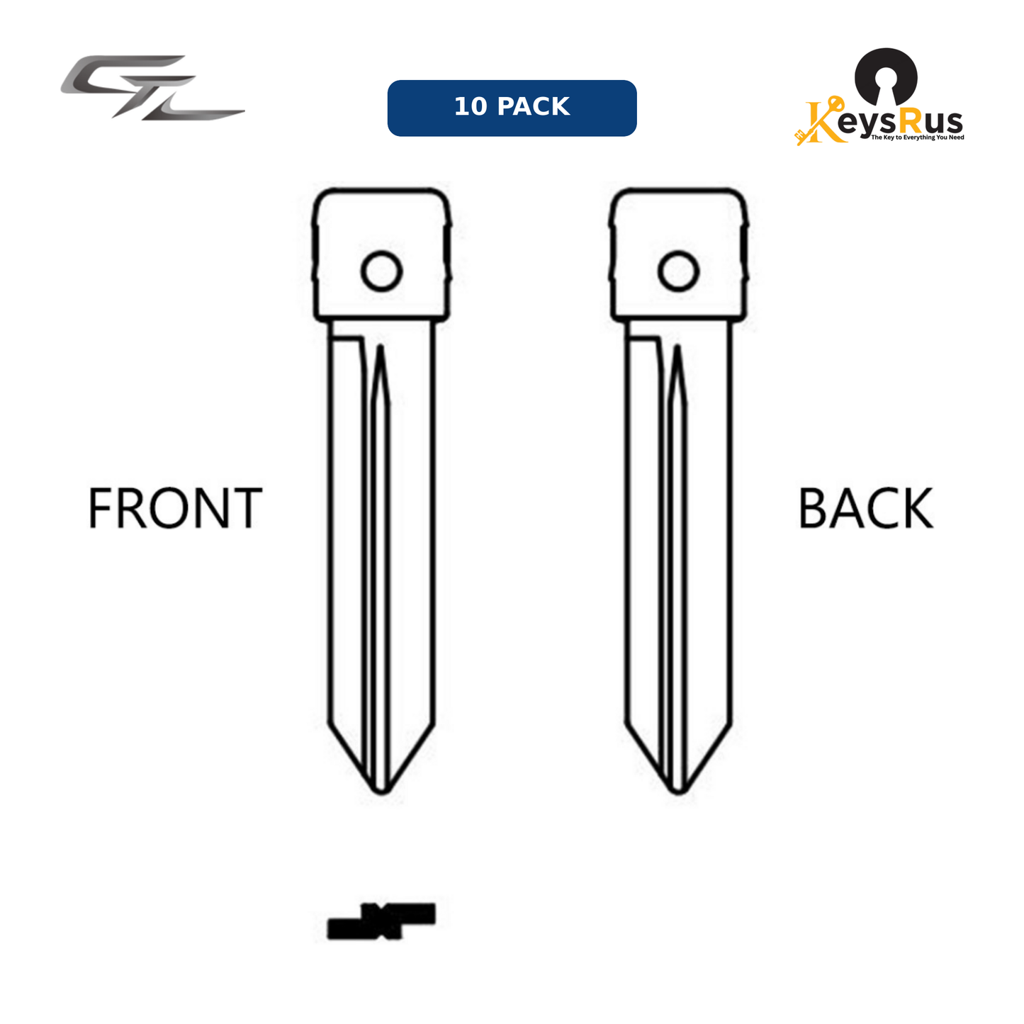MFK-020 — MFK Ford Brass Blade — H86 / FO38R (10-Pack)