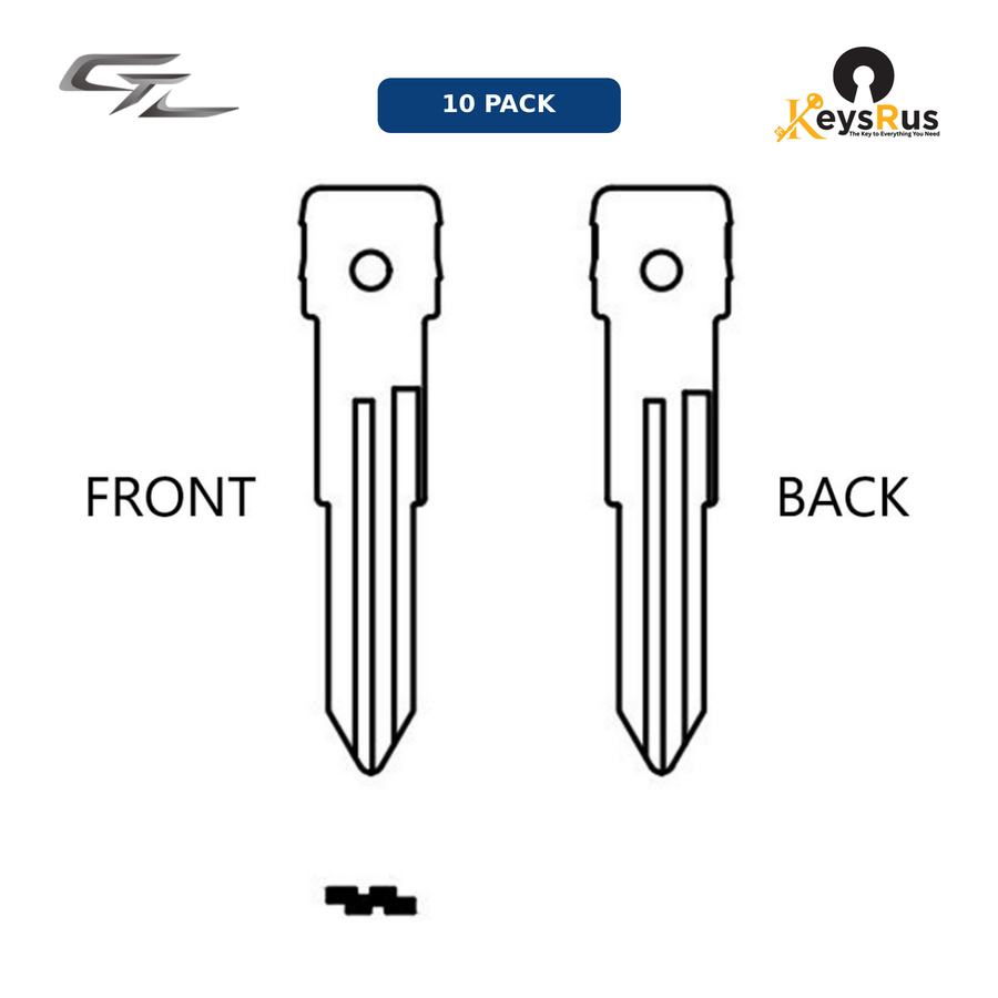MFK-063 — MFK Nissan Brass Blade — NSN11 (10-Pack)