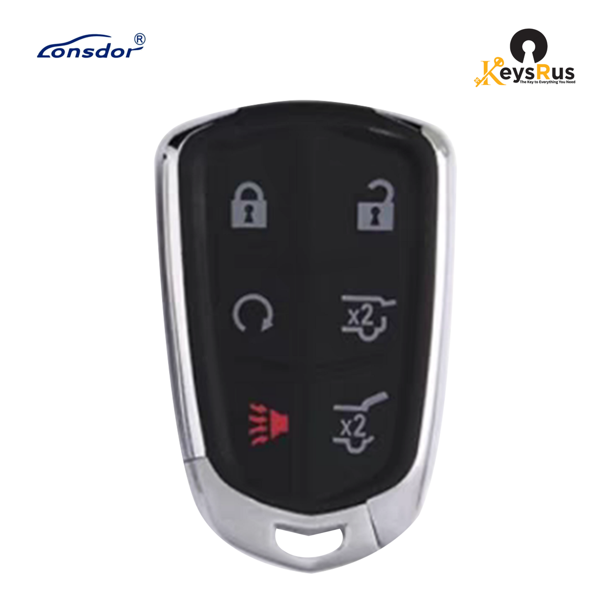 Original Lonsdor CD30-03 Cadillac-style 6-button universal smart key product image, Keysrus