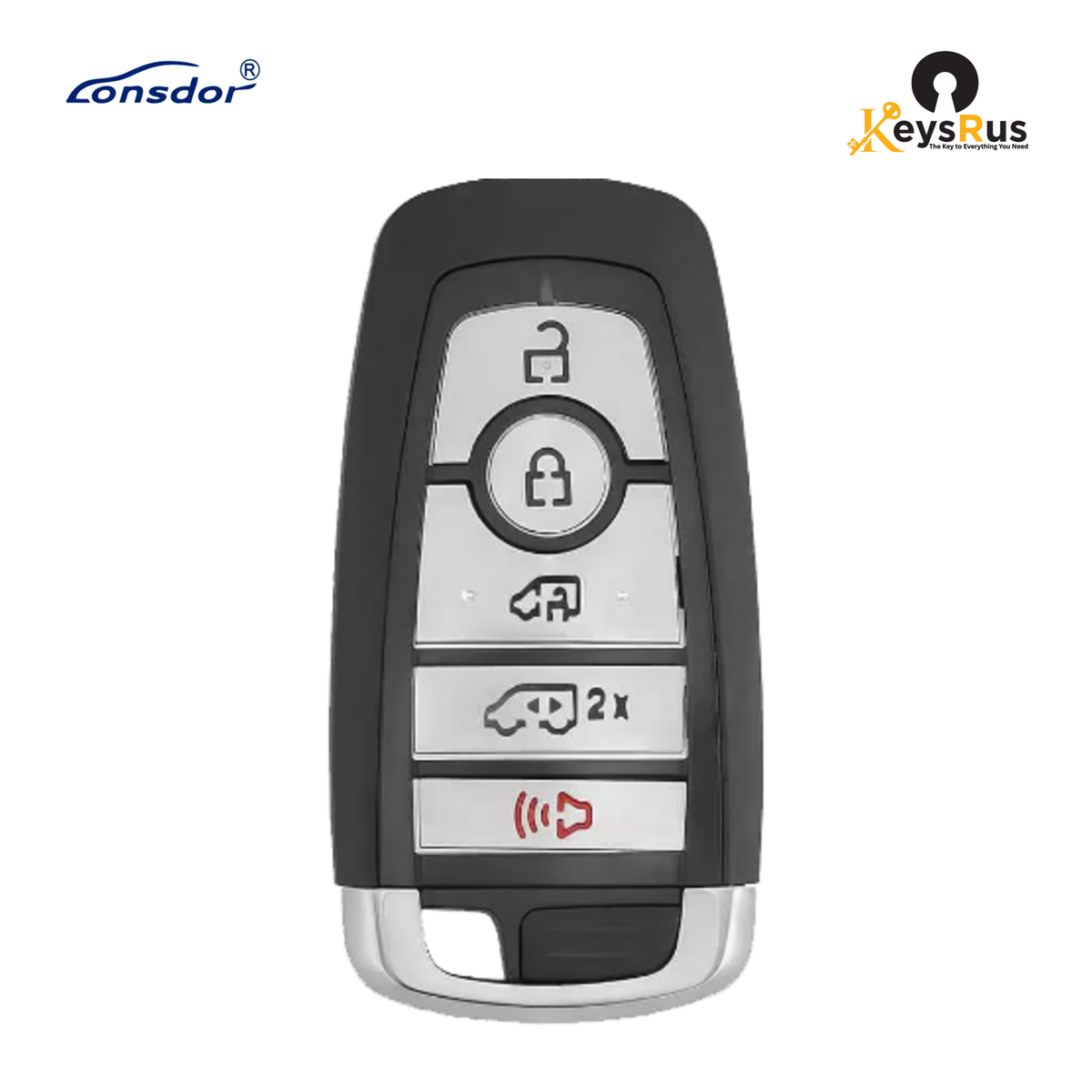 Original Lonsdor FO30-0A Ford-style universal smart key product image, Keysrus
