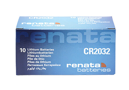 Renata CR2032 BATTERIES Pack of 10
