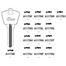 A1179J Arrow Key Blanks – 10/Pack ILCO | Durable Locksmith Key Blanks