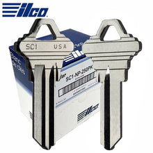 ILCO SC1 1145 Nickel-Plated Key Blanks – 250 Pack | High-Quality Locksmith Supply for Residential & Commercial Locks