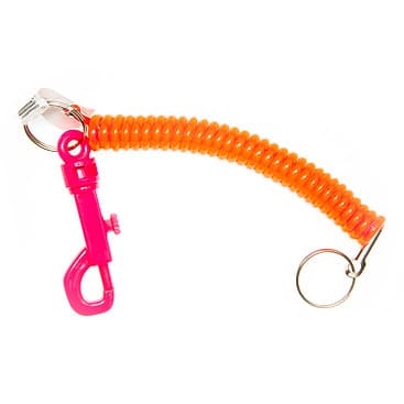 Flexible Spiral String – 12 Pieces per Display Card | Durable Plastic String for Crafting and Organization