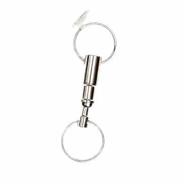 Pull Apart Key Rings, 12 Pack Keychain Set for Locksmiths, Technicians & Everyday Use