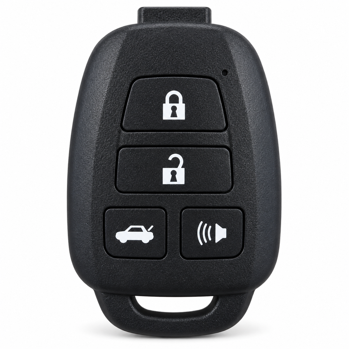 KEYDIY B35-4 Toyota-style 4-button universal remote head key, front with lock, unlock, trunk and panic buttons