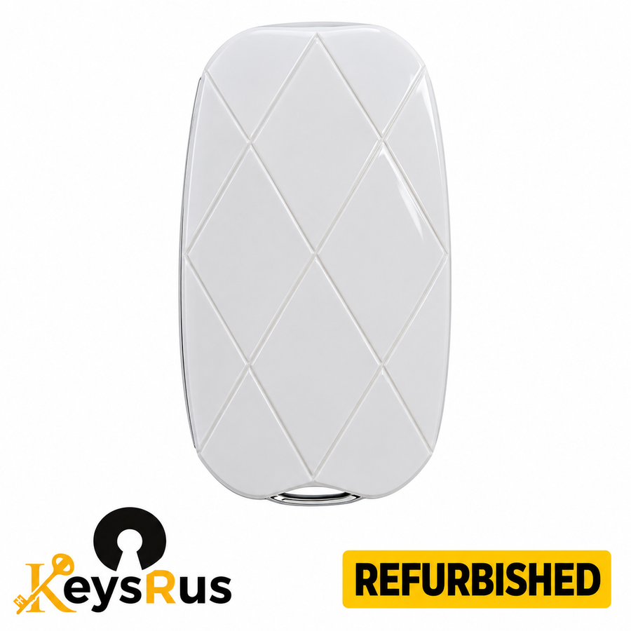 KeysRUs Refab Genesis GV60 95440-CU210 white diamond-pattern aftermarket shell with refurbished original board