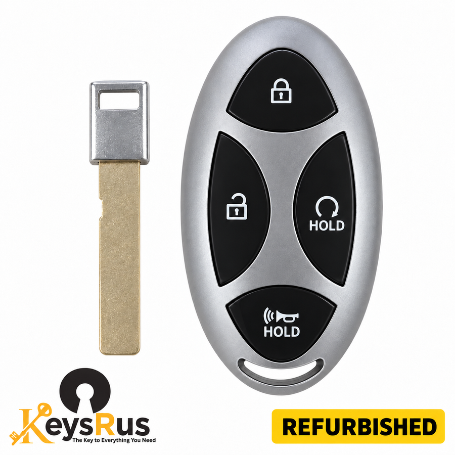 KeysRUs Hyundai Sonata 95440-L1770 Refab smart key, front buttons and separate uncut emergency blade