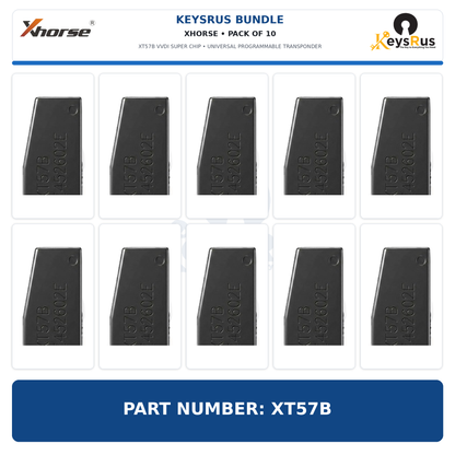 Bundle of 10 Xhorse XT57B VVDI Super Chips — Keysrus bundle