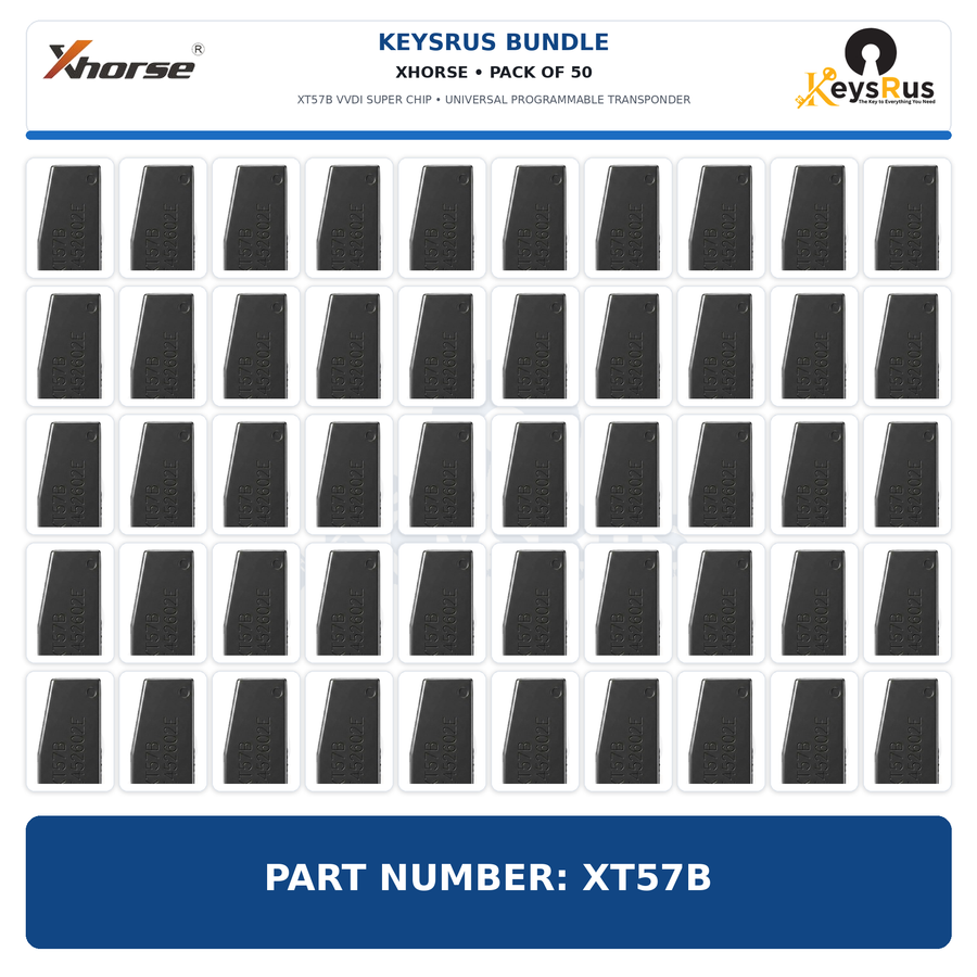 Bundle of 50 Xhorse XT57B VVDI Super Chips