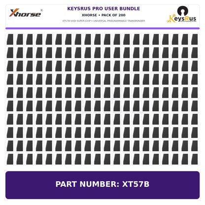 Keysrus Pro User Bundle of 200 Xhorse XT57B VVDI Super Chips