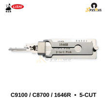 Original Lishi - C9100 / C8700 / 1646R 5-Cut CompX Mailbox –Anti-Glare 2-in-1 Pick & Decoder