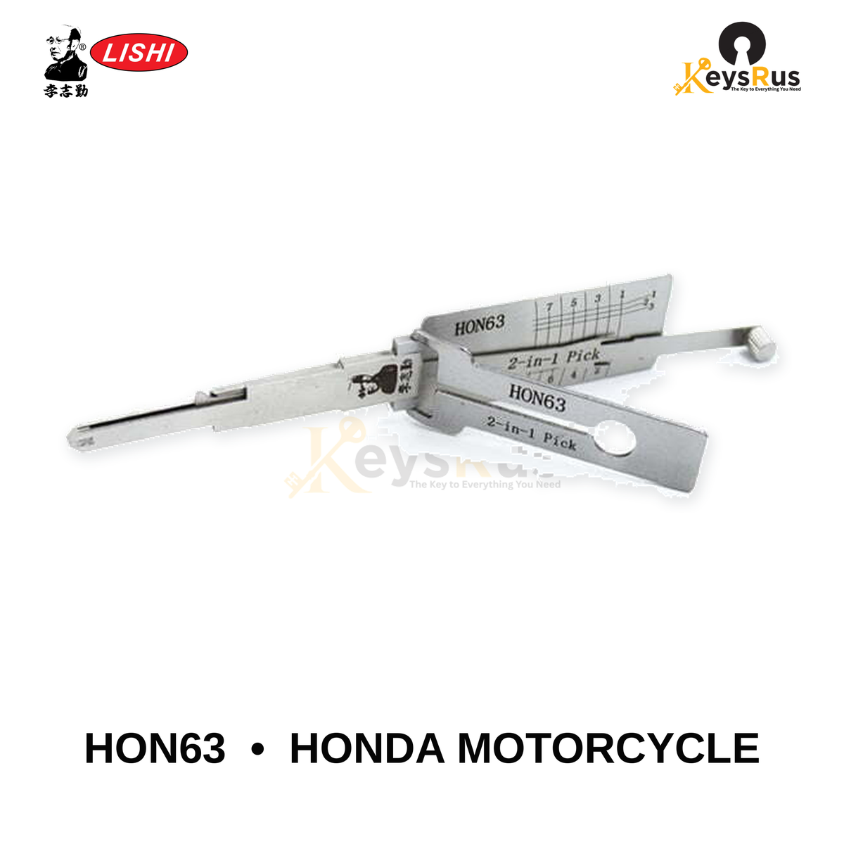 Original Lishi - HON63 Honda Motorcycle –2-in-1 Pick & Decoder