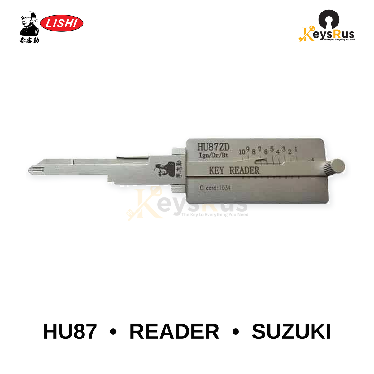 Original Lishi - HU87 Suzuki –Anti-Glare Direct Reader & Decoder