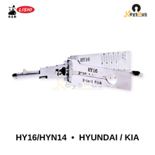 Original Lishi - HY16 / HYN14 Hyundai & Kia –Anti-Glare 2-in-1 Pick & Decoder