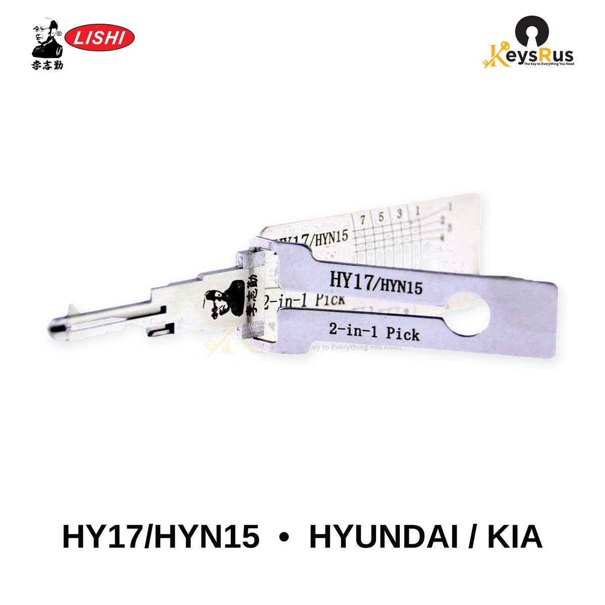 Original Lishi - HY17 / HYN15 Hyundai & Kia –2-in-1 Pick & Decoder