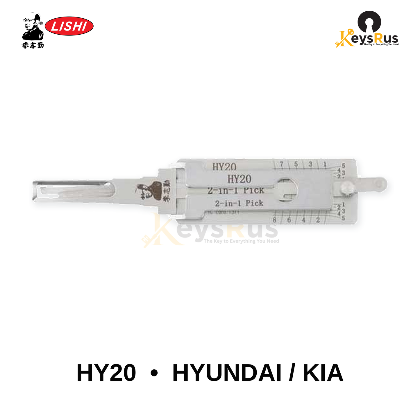 Original Lishi - HY20 Hyundai & Kia –2-in-1 Pick & Decoder