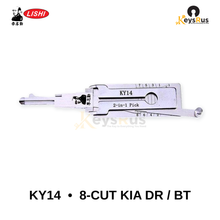 Original Lishi - KY14 8-Cut Kia Door & Trunk –2-in-1 Pick & Decoder