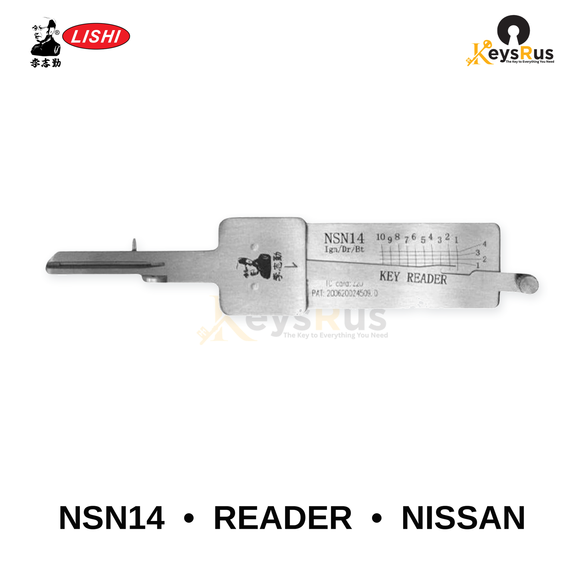 Original Lishi - NSN14 Nissan –Direct Reader & Decoder