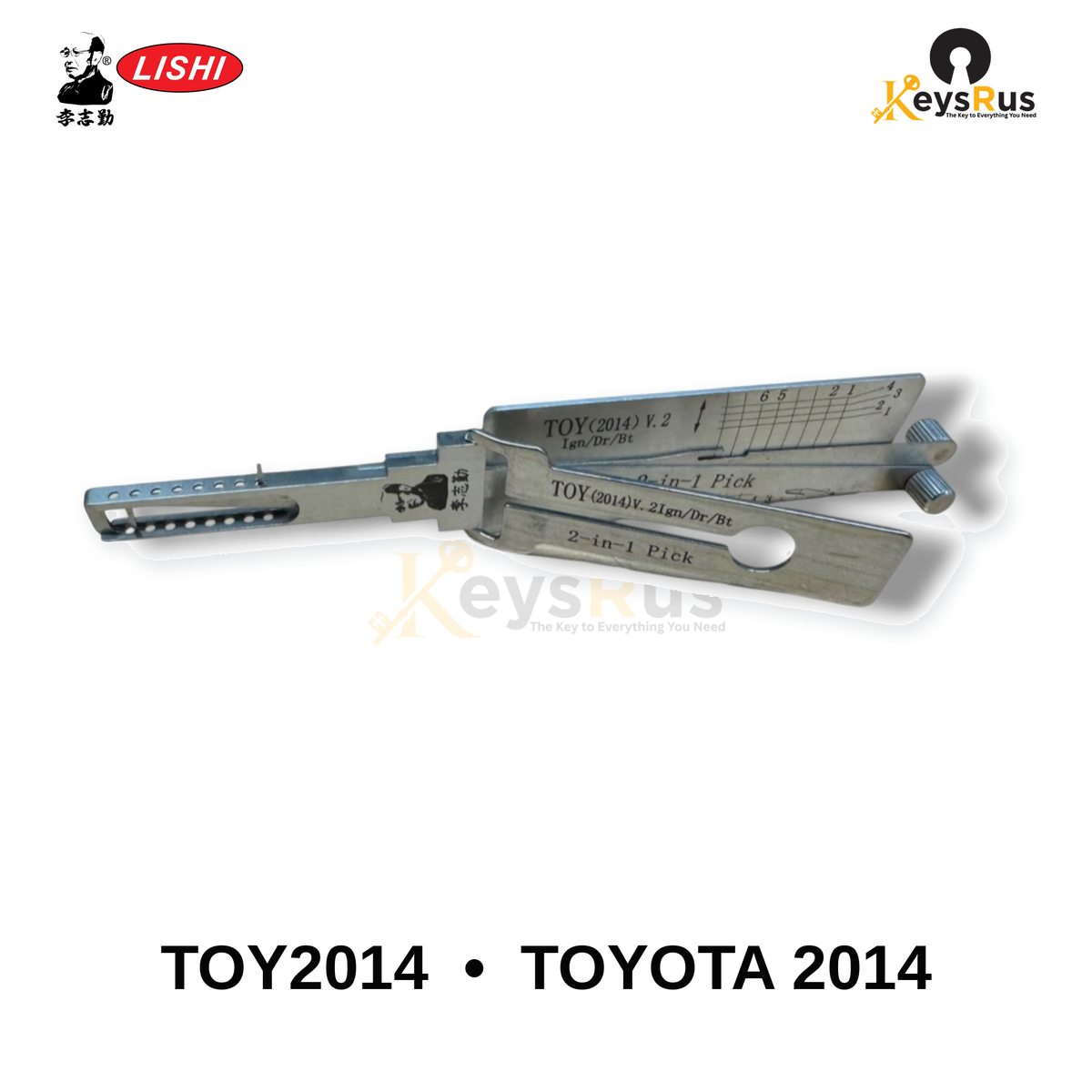 Original Lishi - TOY2014 Toyota 2014 Keyway –2-in-1 Pick & Decoder