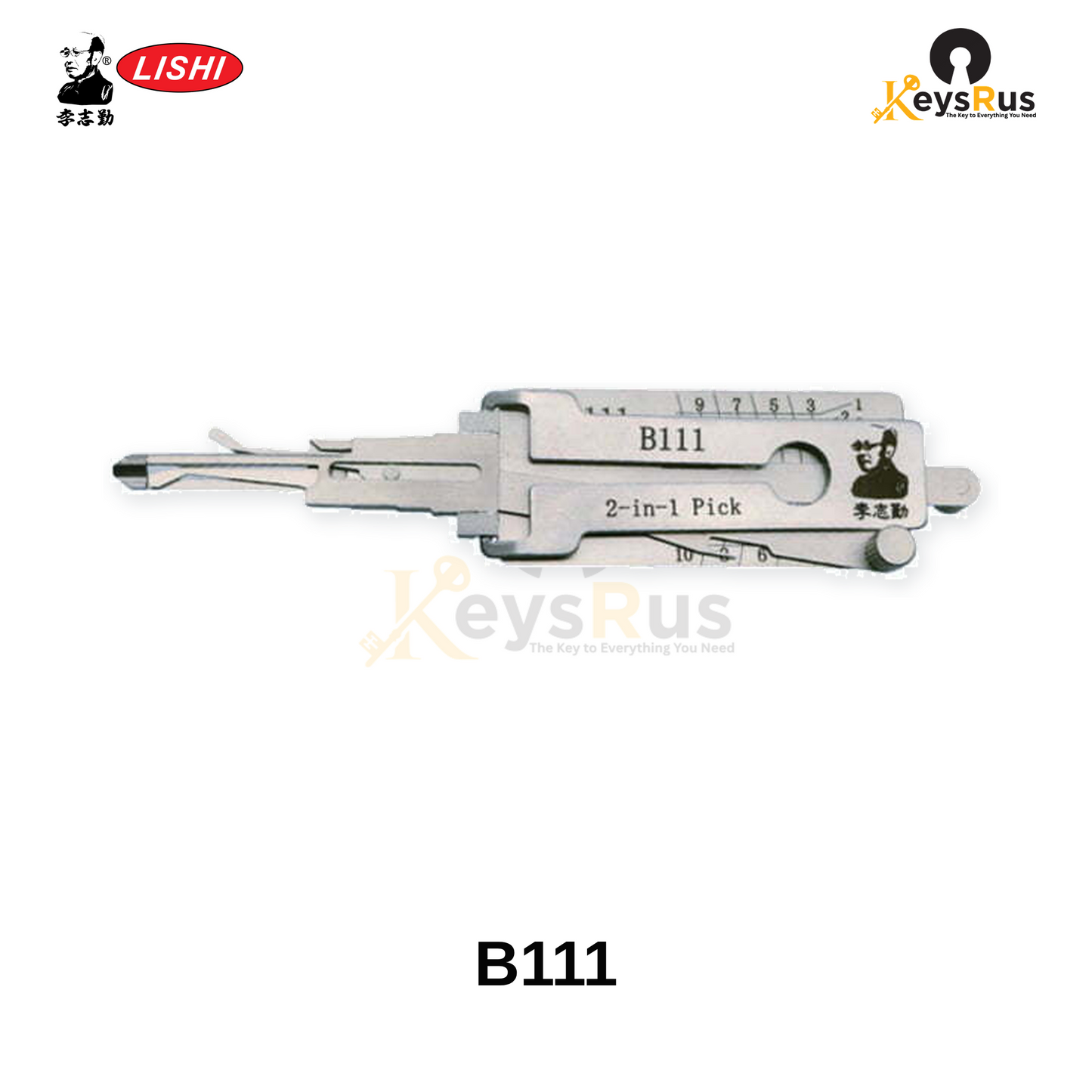 Original Lishi B111 GM Z-Keyway 2-in-1 Pick & Decoder