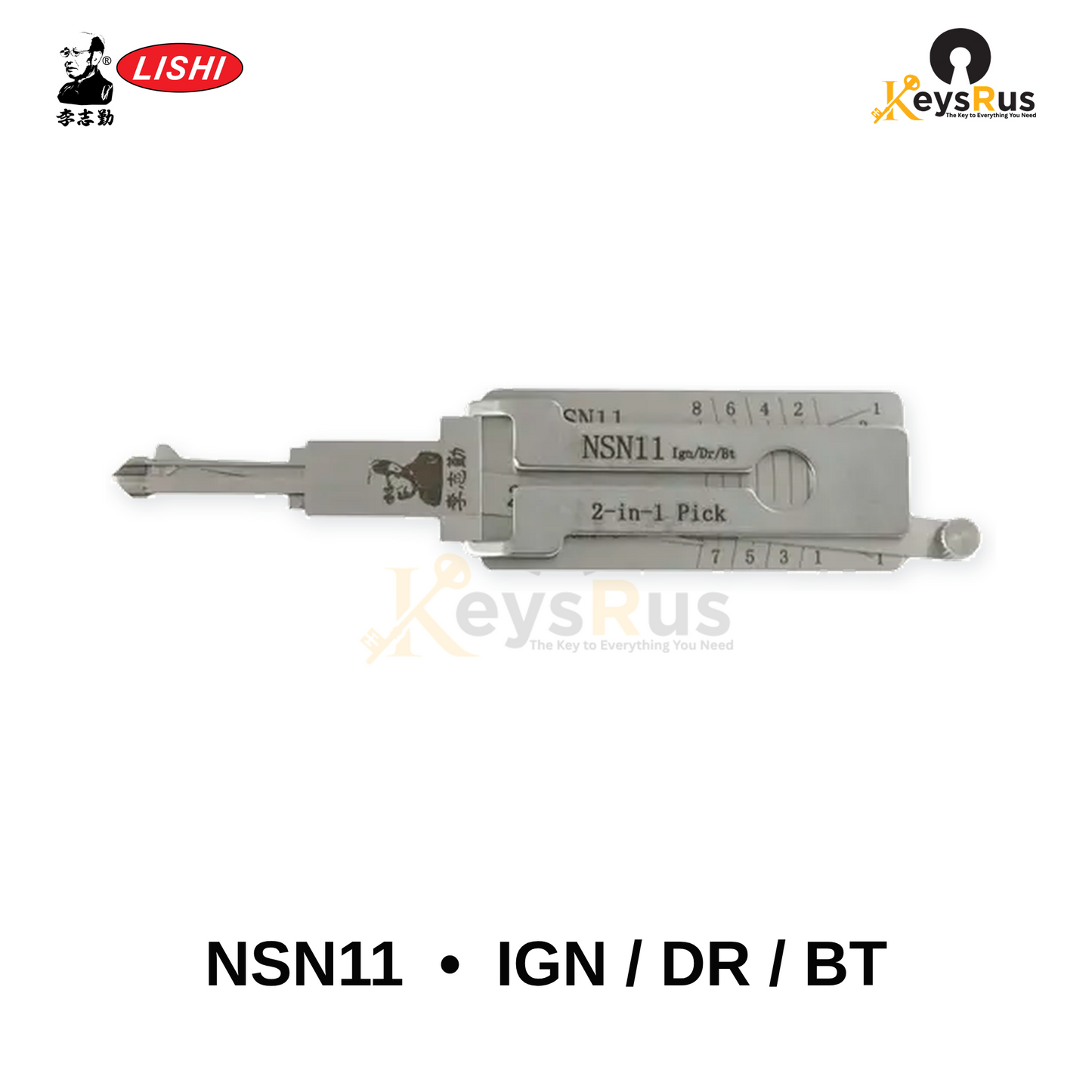 Original Lishi NSN11 Nissan 2-in-1 Pick & Decoder
